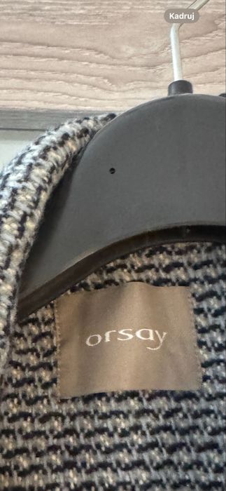 Plaszcz szary damski Orsay