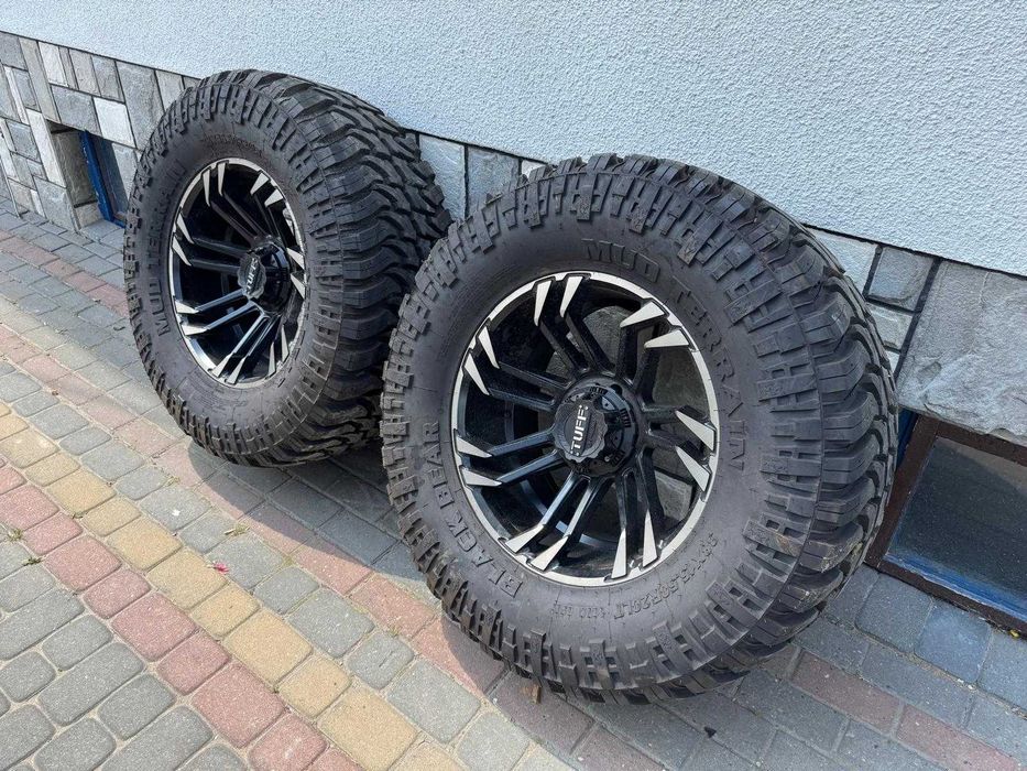 Felgi koła TUFF DODGE RAM r20 20" 5x139,7 Opona mud terrain 30x15,5