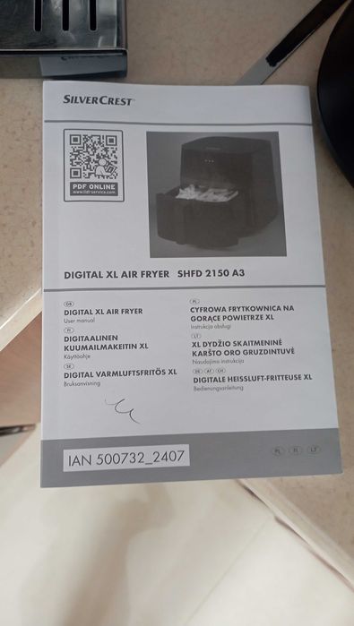 Air Frajer SILVERCREST Frytkownica Tanio nówka  użyty tylko raz