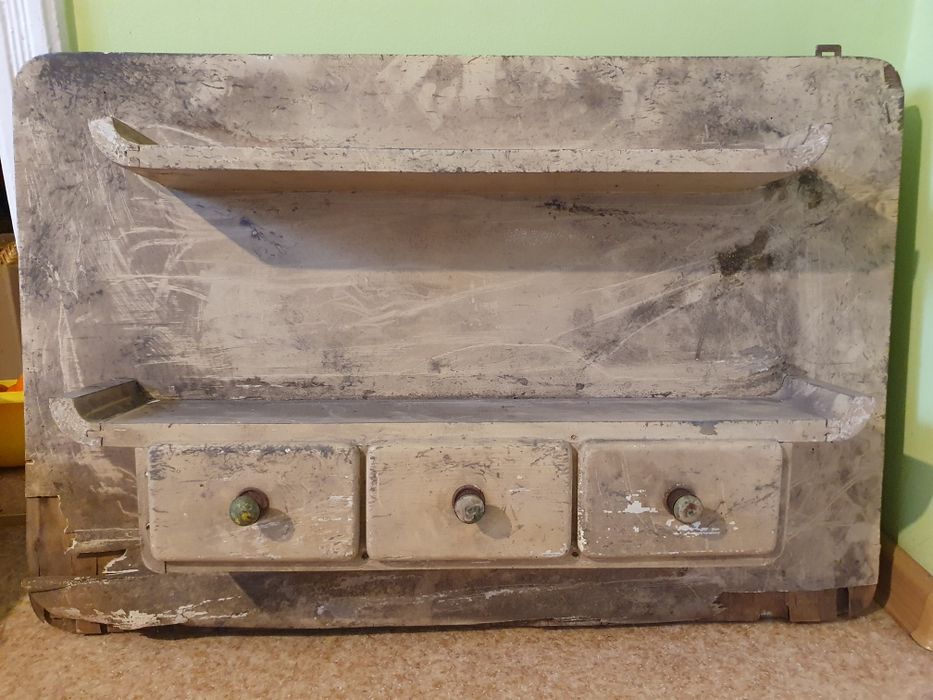 Półka drewniana do renowacji - 40 zł