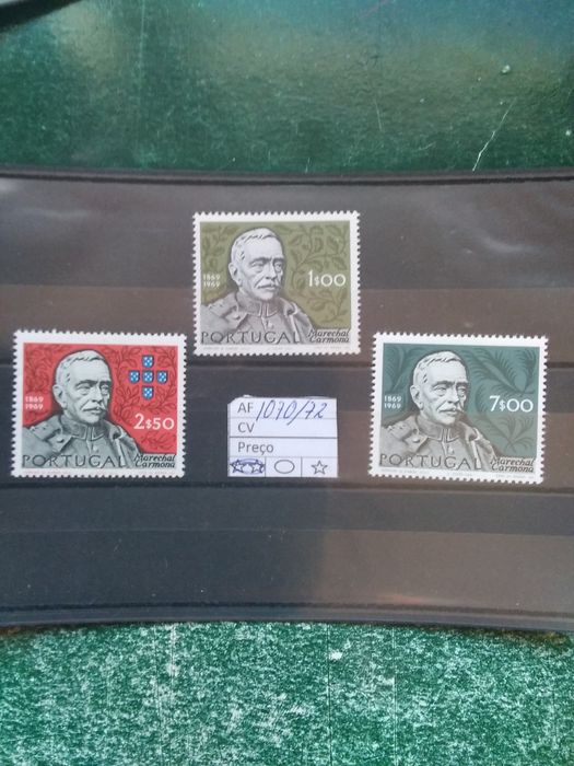 1970 1° Centenário Do Nascimento Do Marechal Carmona MNH **