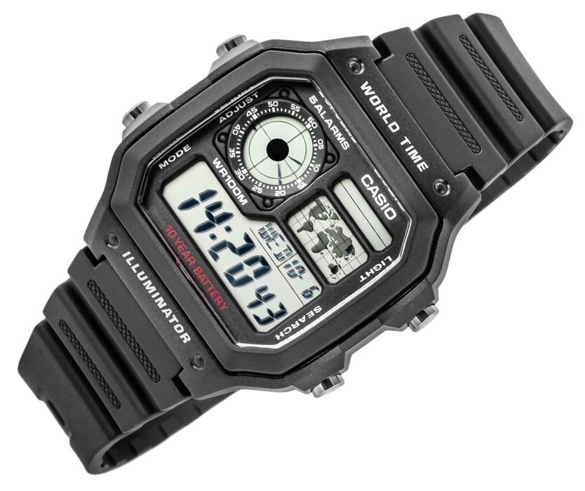 zegarek męski casio ae-1200wh-1avef