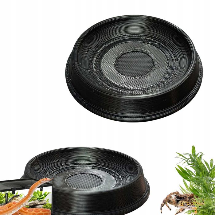Miska do Terrarium Dla Gadów  Pająków Węży 7,5x7,5 TerraZaplecze