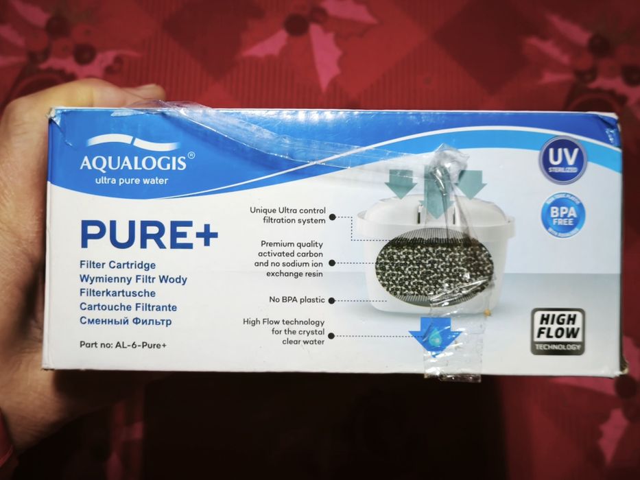 6x Cartuchos de filtro de água Aqualogis Pure+