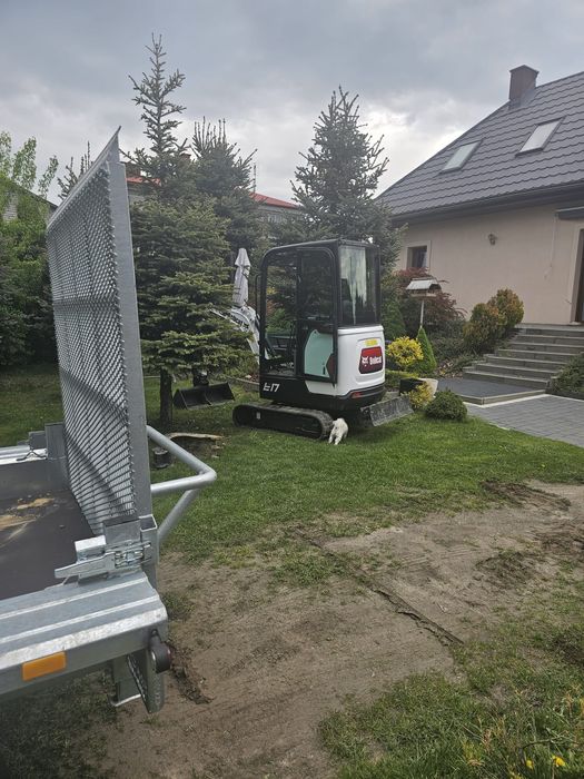 Transport wywrotka do 3.5t usługi minikoparka