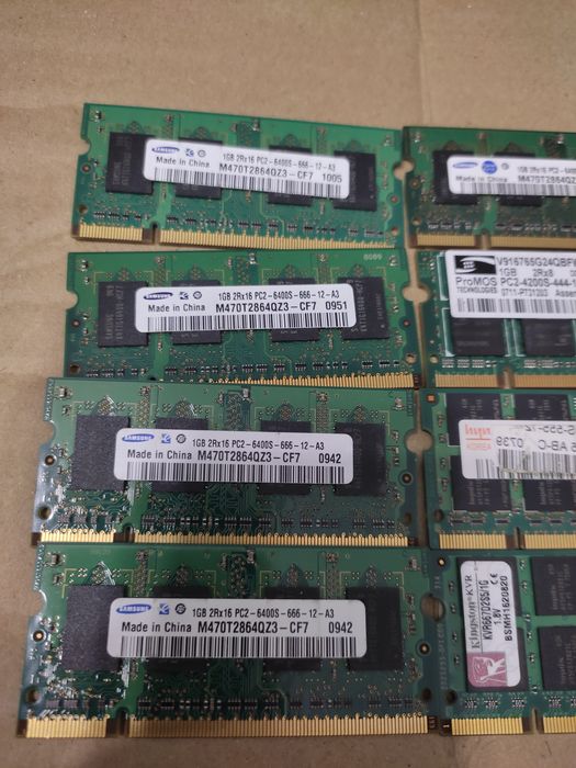 Оперативная память sodimm ddr2 1gb PC2-6400