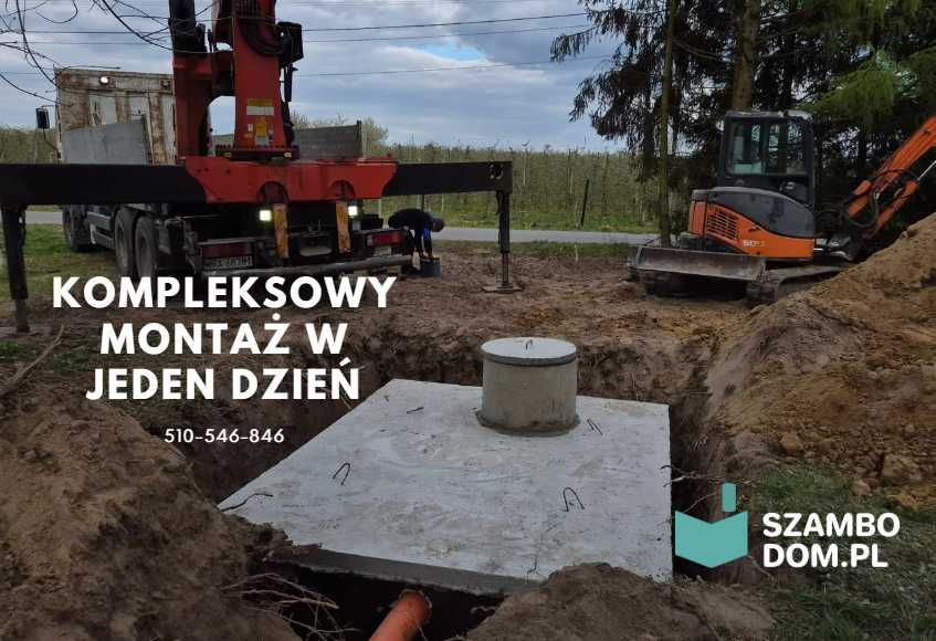 zbiornik betonowy 10m3 szambo wykop 8m3 Góra Kalwaria