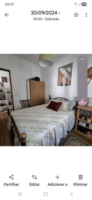 Quarto individual numa moradia partilhada