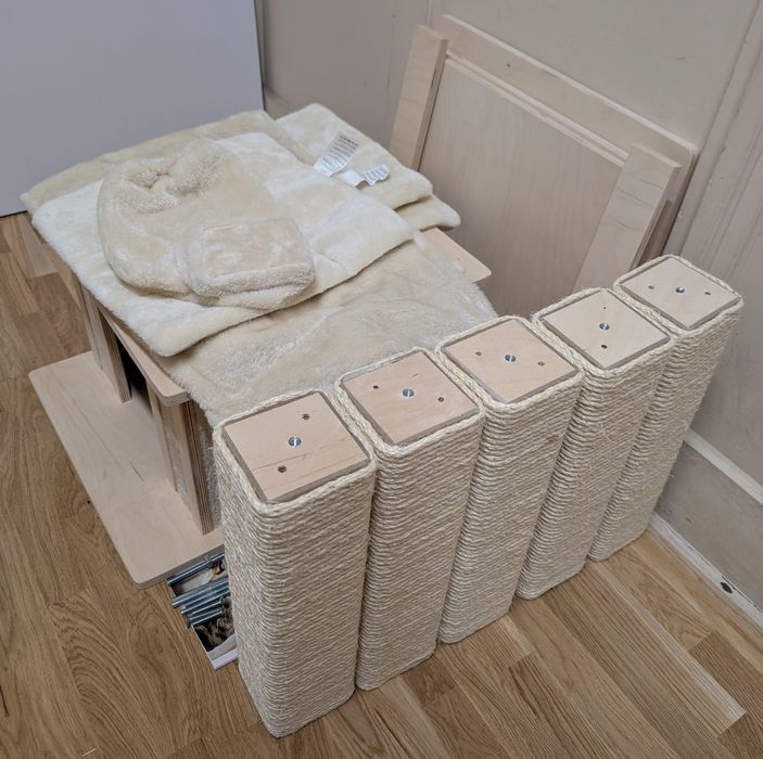 Natural Paradise Drapak Sufitowy dla Kota Orchid Vanda Krem do275cm ZW