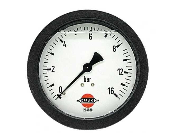 284830 Харди Манометр Hardi 284830, 0-8-16 BAR 1/4 Харді