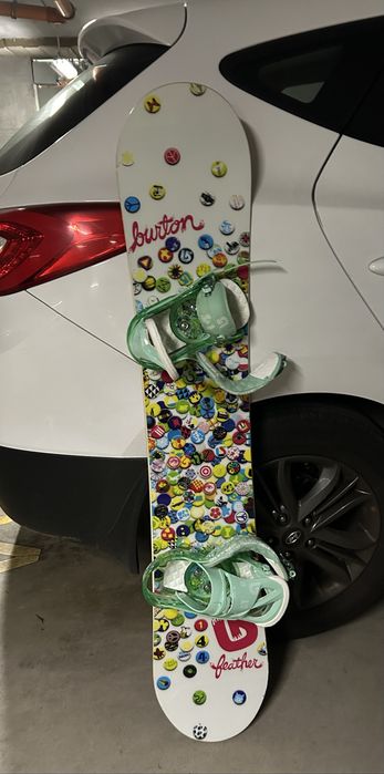 BURTON FEATHER 144 × BURTON STILETTO M