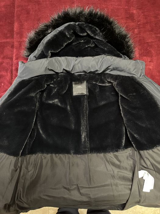 Casaco de penas Zara