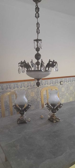 Conjunto de Candeeiros Retro