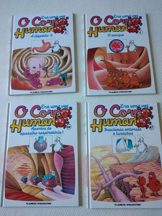 Coleção completa livros "O corpo humano"