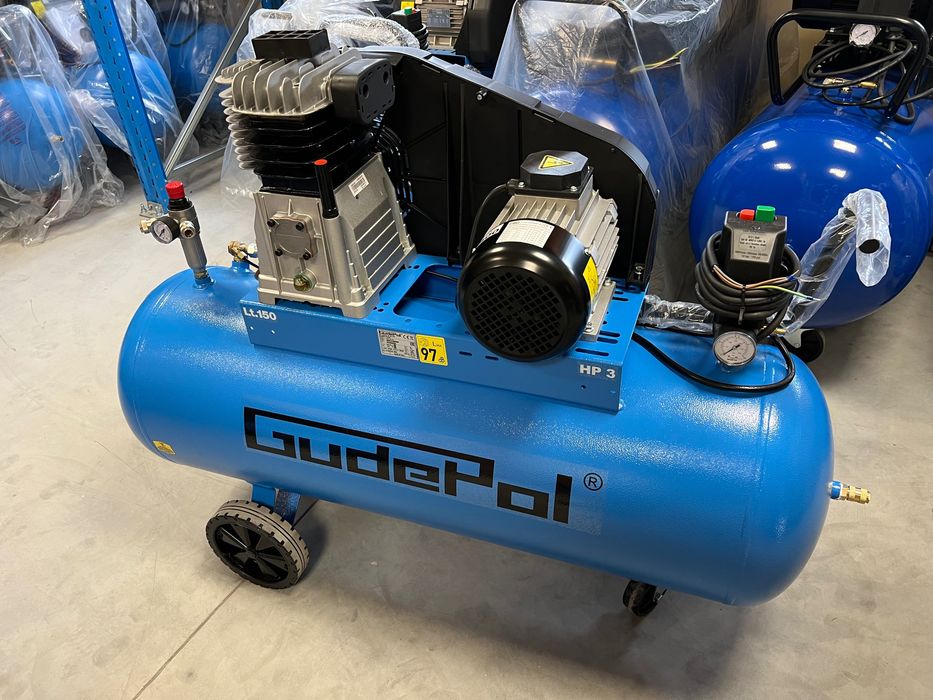 Sprężarka Kompresor  GUDEPOL   GD 38 - 150 - 395     395 L/min  10 BAR