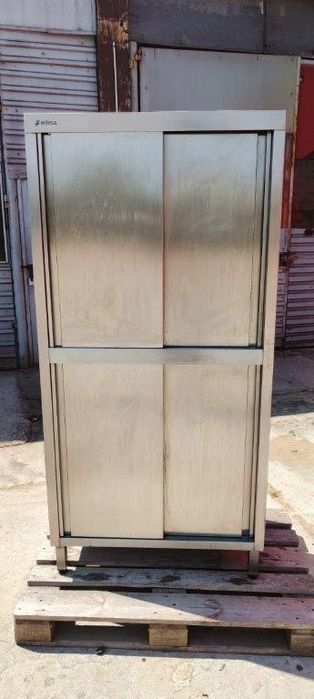 Szafa gastronomiczna ze stali nierdzewnej EDESA 88x50x180 cm | Stan BDB