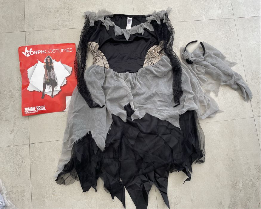 Kostium przebranie roz.XL Panna Mloda Zombie halloween