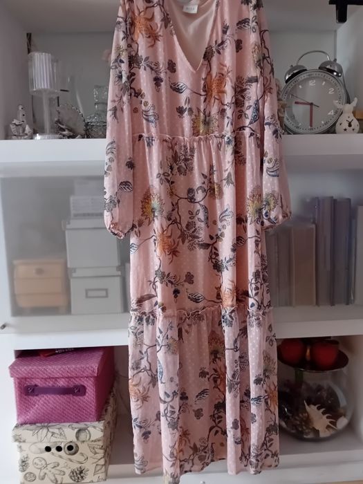 Vila przepiękna sukienka damska Nowa długa L/XL