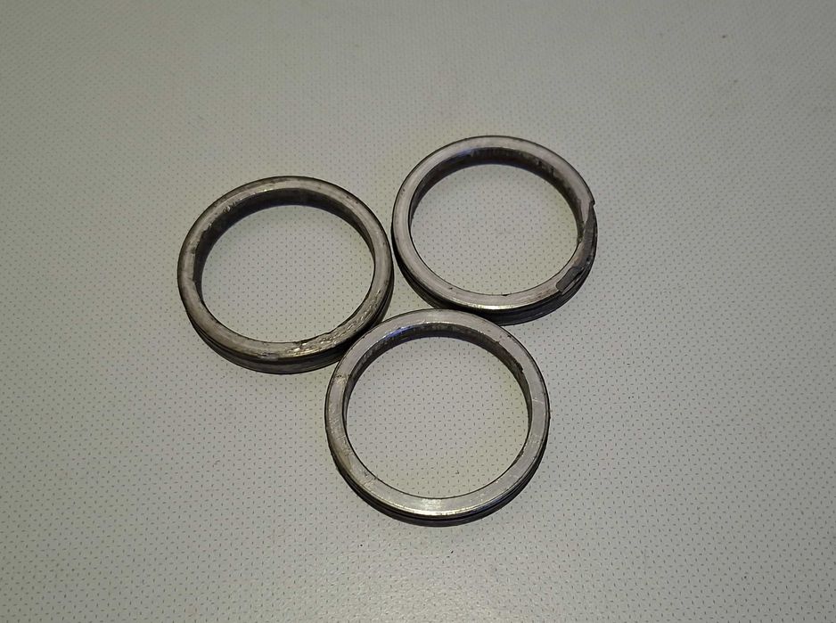 3 Anilhas / Anel adaptador OZ, 56.1mm, em alumínio, para jantes