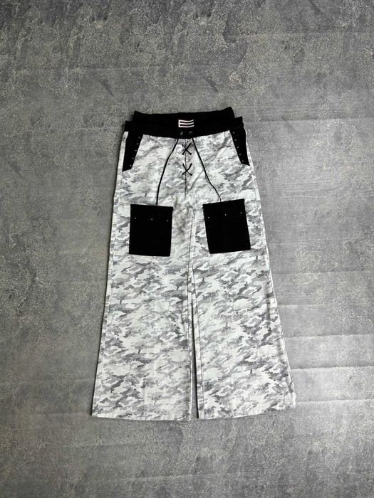 Штани сірі камо камуфляж camo pants архив кастом штаны джинсы S M L
