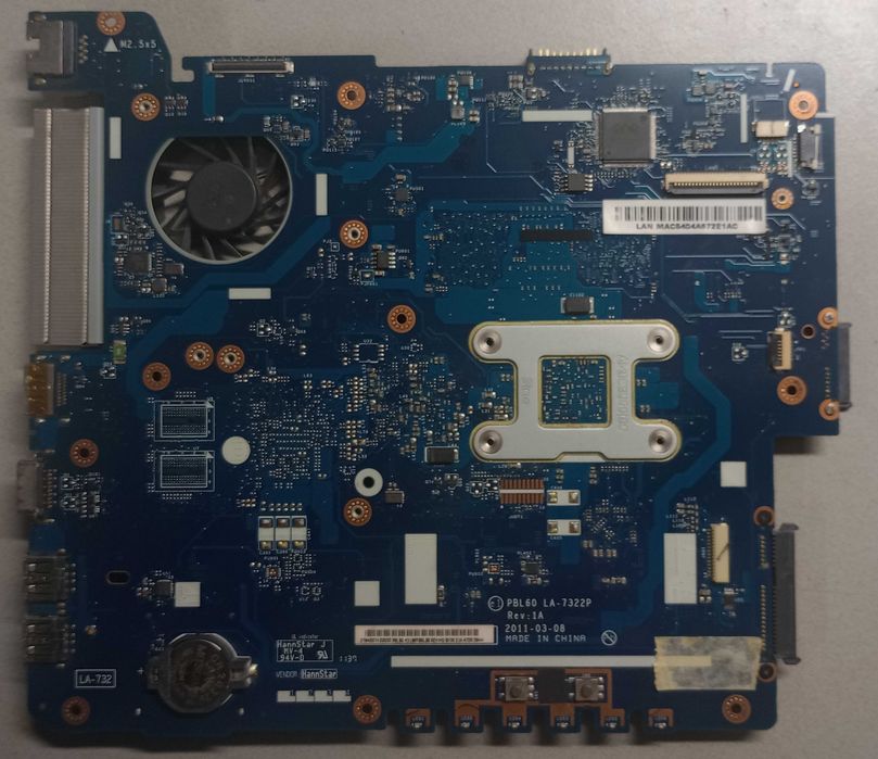 Płyta główna ASUS K53U + 4GB RAM