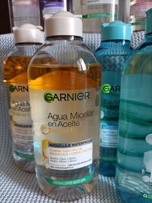 Płyny micelarne Garnier i Mixa