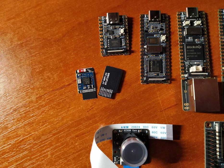 Микроконтроллер Luckfox Pico Plus Mini WiFi RTL8723 Cam SC3336 MIS5001