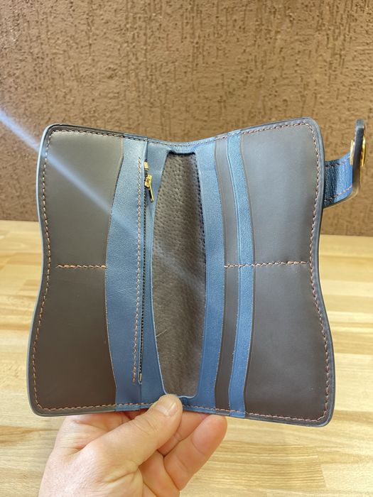 Жіночий шкіряний гаманець,ручна робота,натуральна шкіра, подарунок