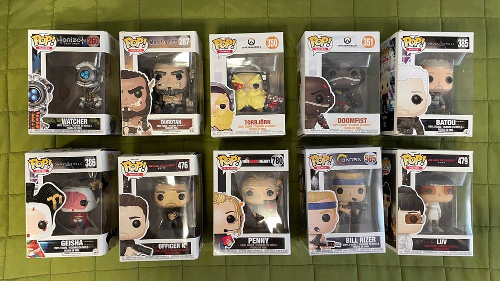 Funko Pop! коллекция — 10 фигурок