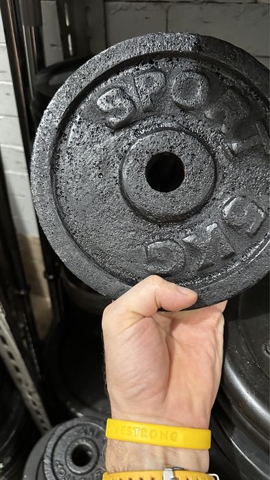 100kg obciążenie żeliwne 31mm średnica otworu