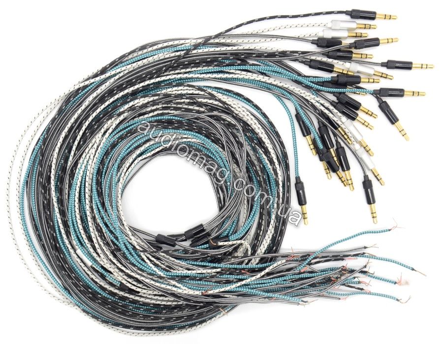 Провод для наушников Koss Porta Pro Sony AKG JVC аудио кабель нейлон