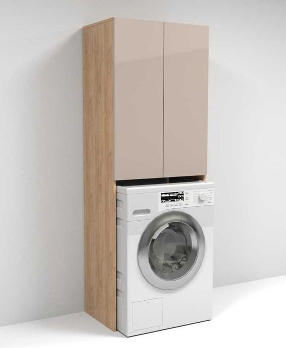 Szafka nad pralkę korpus dąb craft  kolor frontu do wyboru .