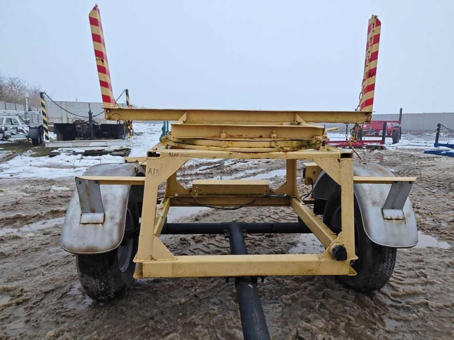 Przyczepa dłużycowa dłużyca EIGENBAU do stali drutu słupów A/3