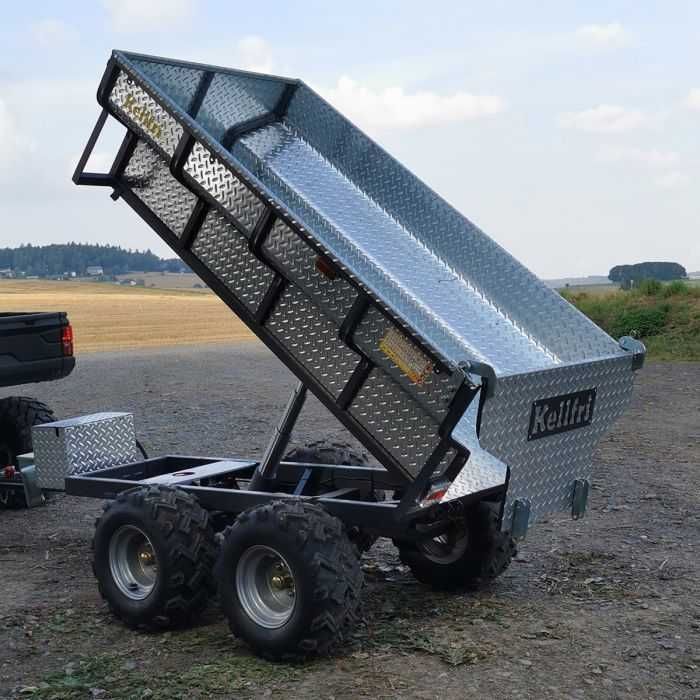Przyczepka ATV Quad Kellfri 1400kg Wywrot  Tandem  CFMOTO Loncin Goes