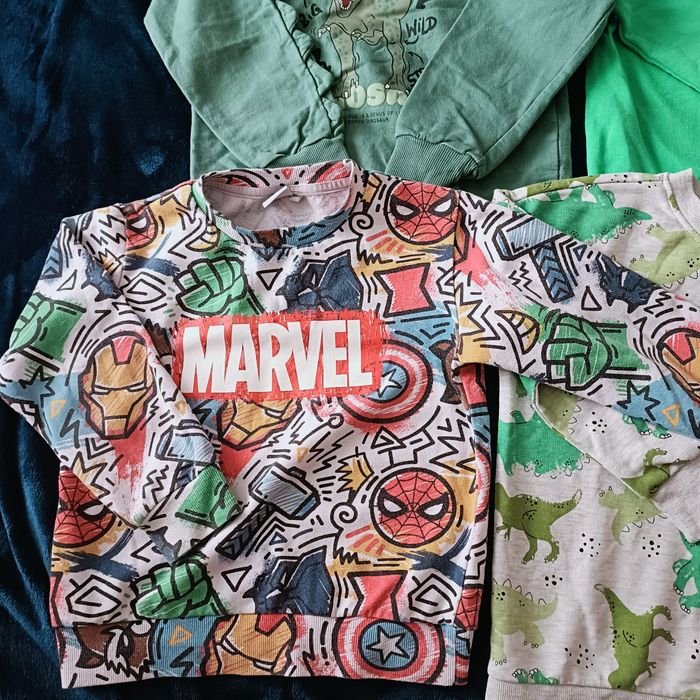 Zestaw bluz dla chłopca rozmiar 122