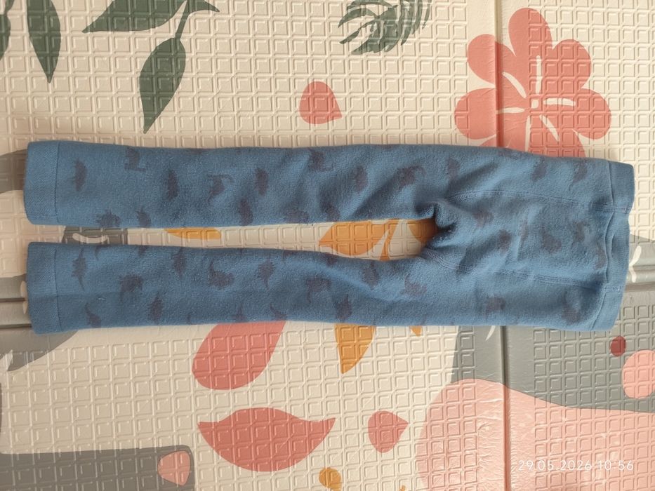 Tchibo dziecięce legginsy frotte 110/116