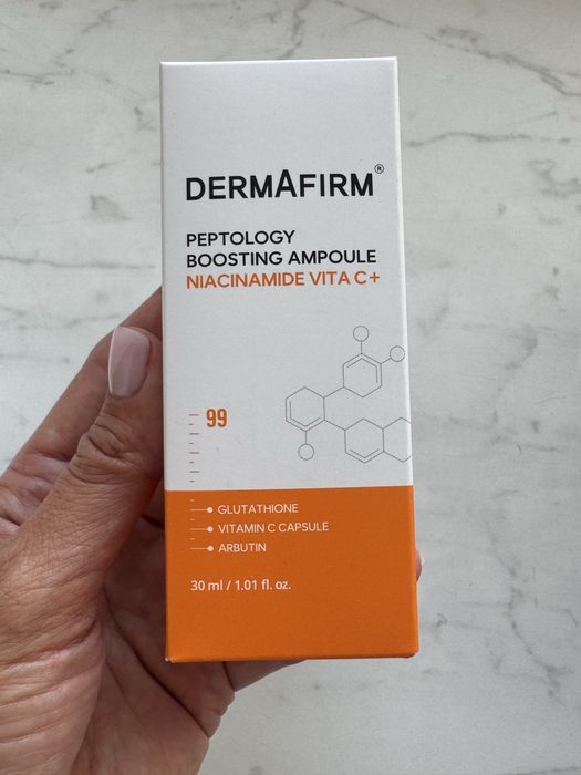 Сироватки Dermafirm. Сироватка-бустер з ніацинамідом та віт.С/ Сироватка з PDRN/Сироватка з астаксантином/Заспокілива сироватка/Пептидна