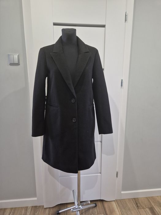 Płaszcz czarny 36-38