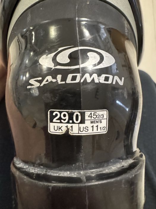 Гірськолижні черевики 29.0 (44 розмір) Salomon sensifit evolution 9