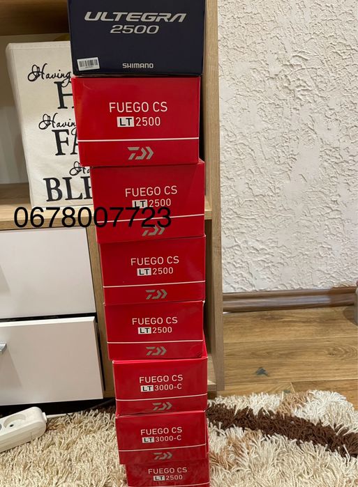 Нові запчастин Daiwa fuego CS 2500 5,3:1