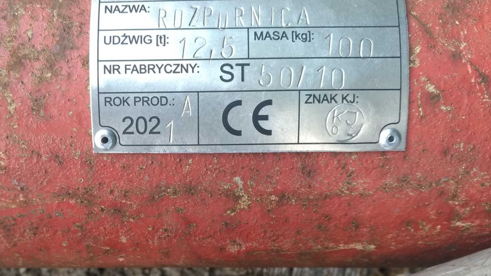 Trawersa Rozpornica 12,5 tony Rura 4m Belka rozporowa lina fi26