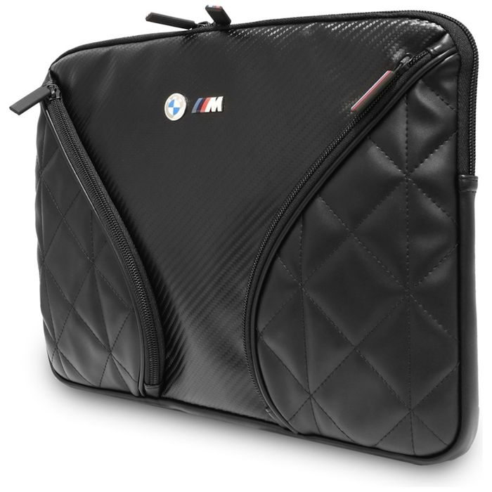 BMW Carbon Pockets & Metal Logo - Pokrowiec na notebooka 14" (czarny)