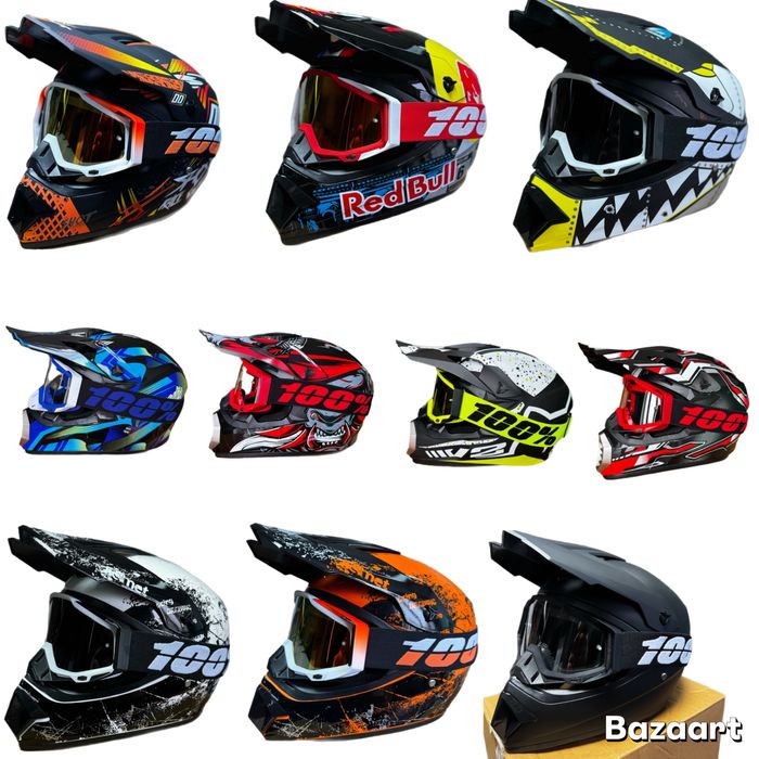 Мото шлем эндуро кроссовый мото шолом