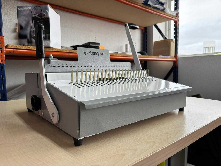 Encadernadora Profissional argolas plastico YOSAN