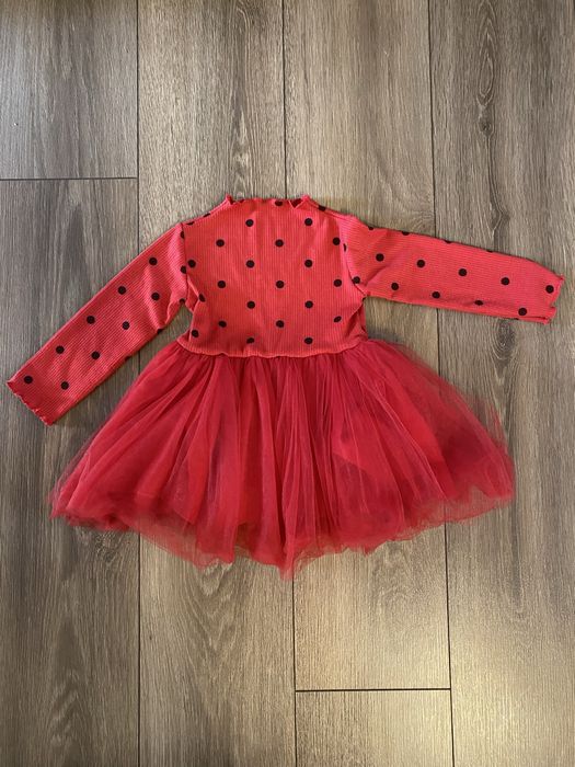 Сукня фатинова червона, плаття зріст 86