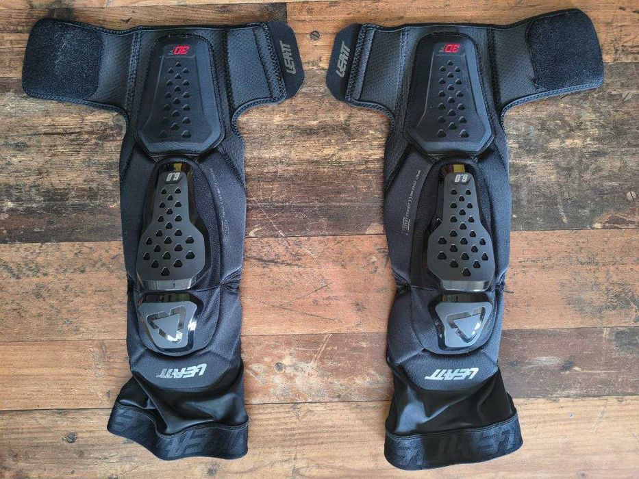 LEATT 6.0 EVO EXT Knee Guard + LEATT 3DF 6.0 EVO Elbow Guard, XL, майже новi