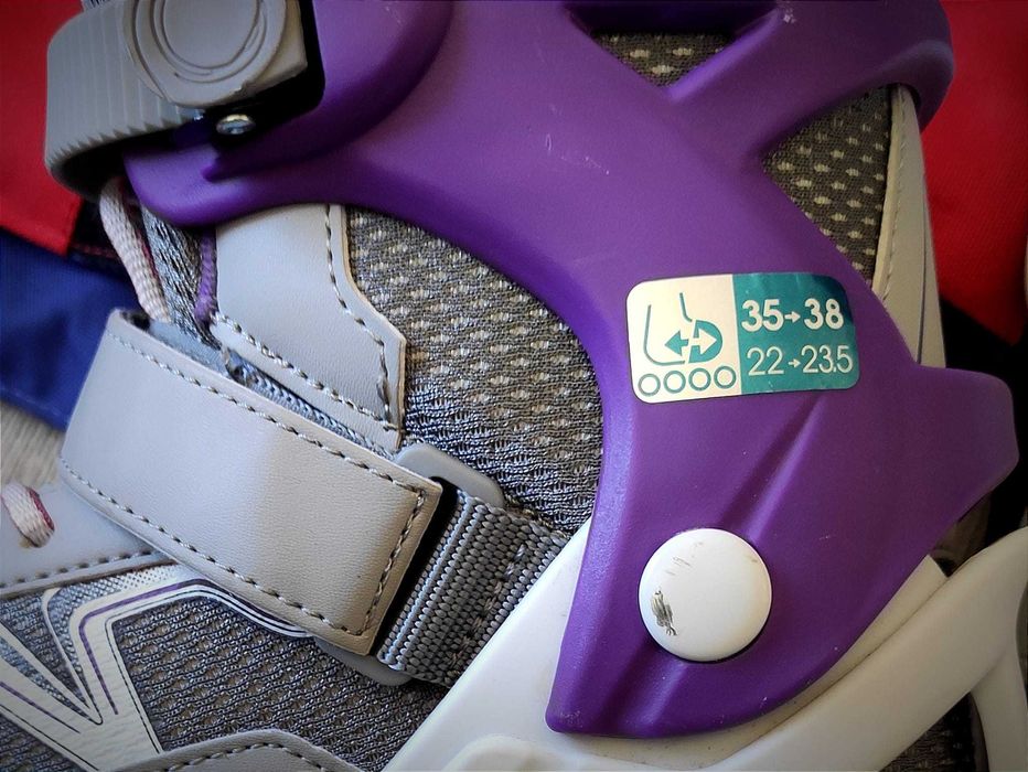 OXELO Inline Skates (Adjustable Size 35–38) + Bag + Protective Gear64173119147778122