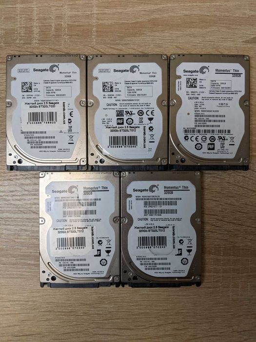 Жесткий диск  2.5 TOSHIBA Seagate 320GB