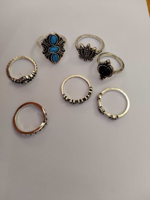 Conjunto de 7 anéis - para qualquer ocasião