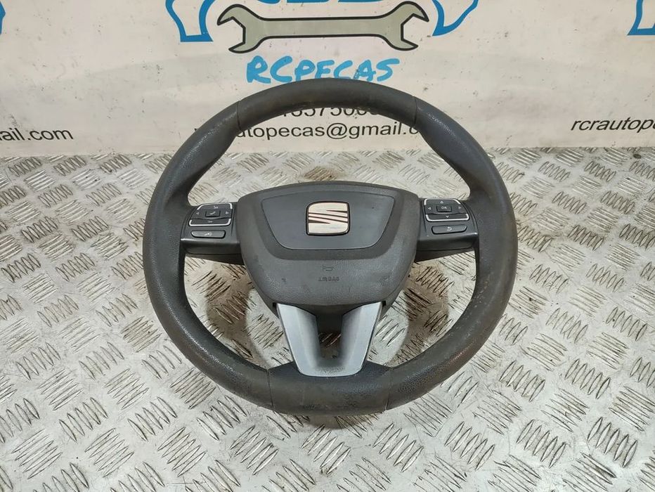 Volante Completo Pele Seat Leon 1P Multifunções